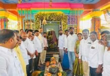 నర్సయ్యపల్లిలో ఘనంగా బొడ్రాయి విగ్రహ ప్రతిష్ఠాపన మహోత్సవం