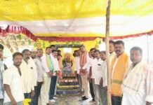 బెక్కల్ గ్రామంలో వైభవంగా బొడ్రాయి ప్రతిష్ఠాపన, బోనాల ఉత్సవాలు